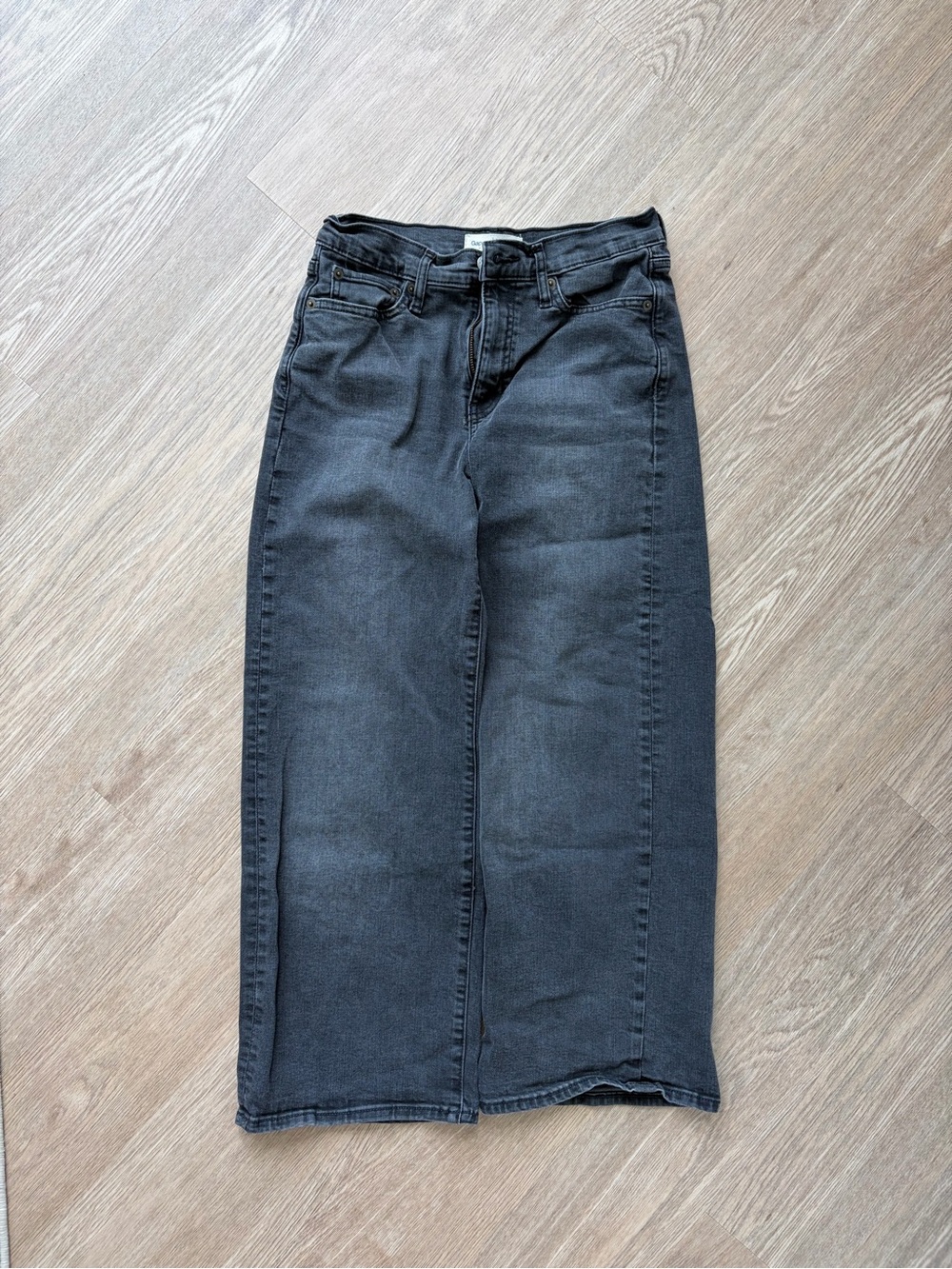 GAP Black Wide-Leg Jeans